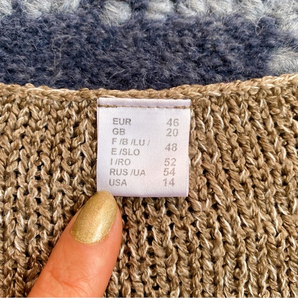 🐚 CASUAL TAN LOOSE FIT KNIT SHORT SLEEVE SWEATER! - Picture 9 of 11